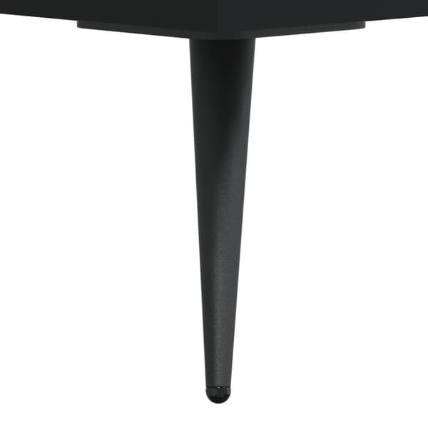 vidaXL tv-bord 102x36x50 cm konstrueret træ sort