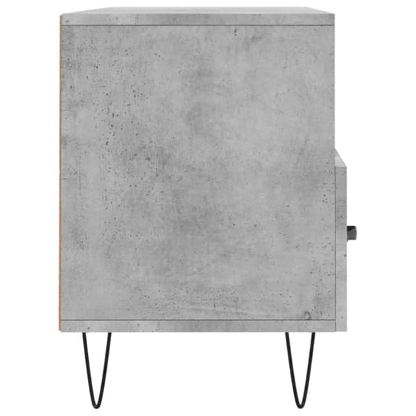 vidaXL tv-bord 102x36x50 cm konstrueret træ betongrå