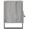 Miniatyrbilde 7 av 11: vidaXL TV-benk grå sonoma 102x36x50 cm konstruert tre