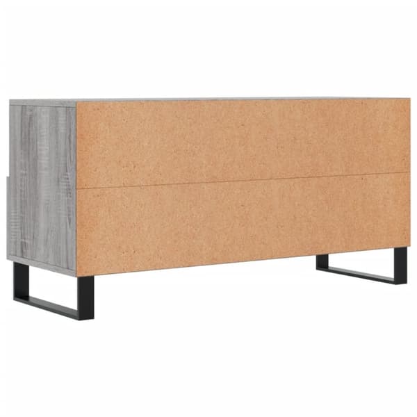 vidaXL TV-benk grå sonoma 102x36x50 cm konstruert tre