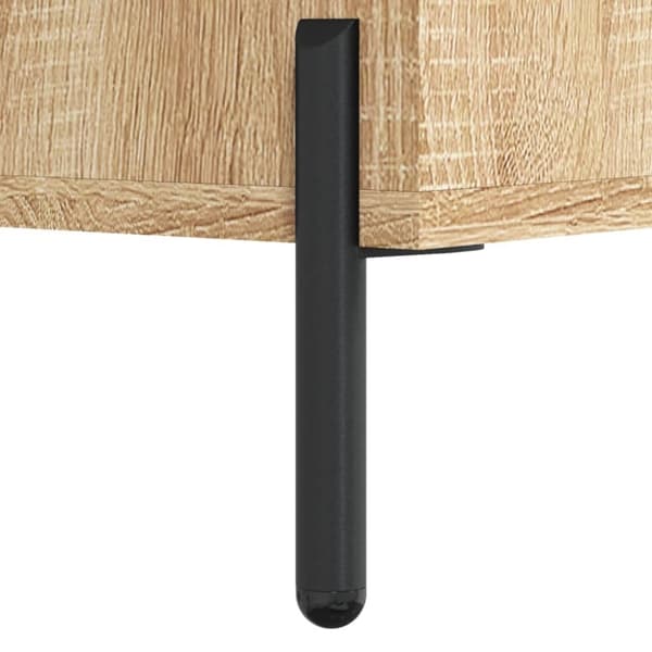 vidaXL TV-benk sonoma eik 102x36x50 cm konstruert tre