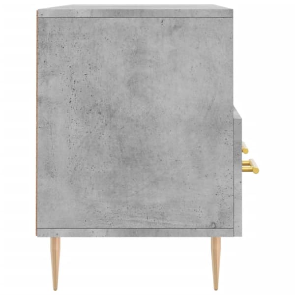 vidaXL TV-benk betonggrå 120x35x48 cm konstruert tre
