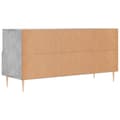 Miniatyrbilde 8 av 11: vidaXL TV-benk betonggrå 120x35x48 cm konstruert tre
