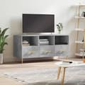 Miniatyrbilde 2 av 11: vidaXL TV-benk betonggrå 120x35x48 cm konstruert tre