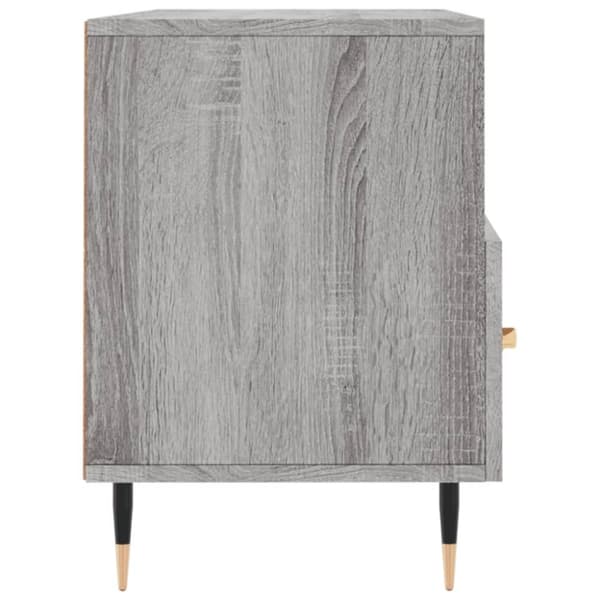 vidaXL TV-benk grå sonoma 102x36x50 cm konstruert tre