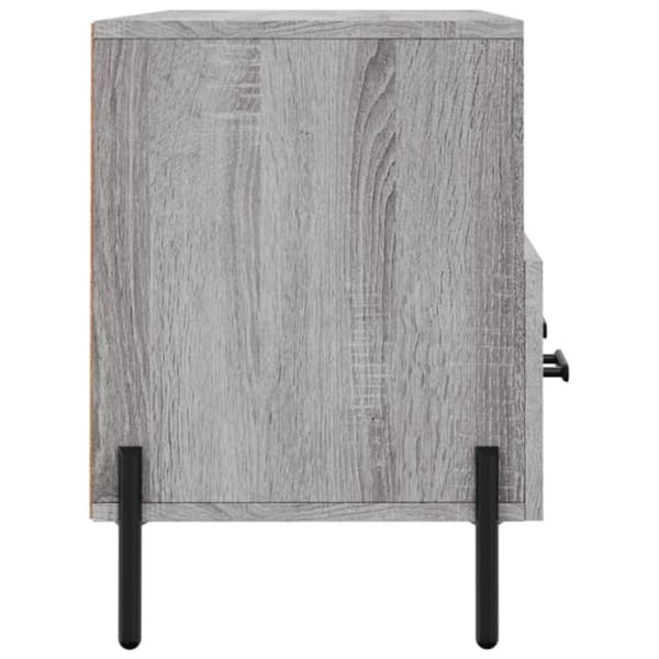 vidaXL TV-taso harmaa Sonoma 102x36x50 cm tekninen puu