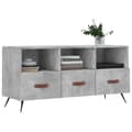 Pikkukuva 3 / 11: vidaXL TV-taso betoninharmaa 102x36x50 cm tekninen puu