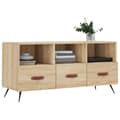 Miniatyrbillede 3 af 11: vidaXL tv-bord 102x36x50 cm konstrueret træ sonoma-eg