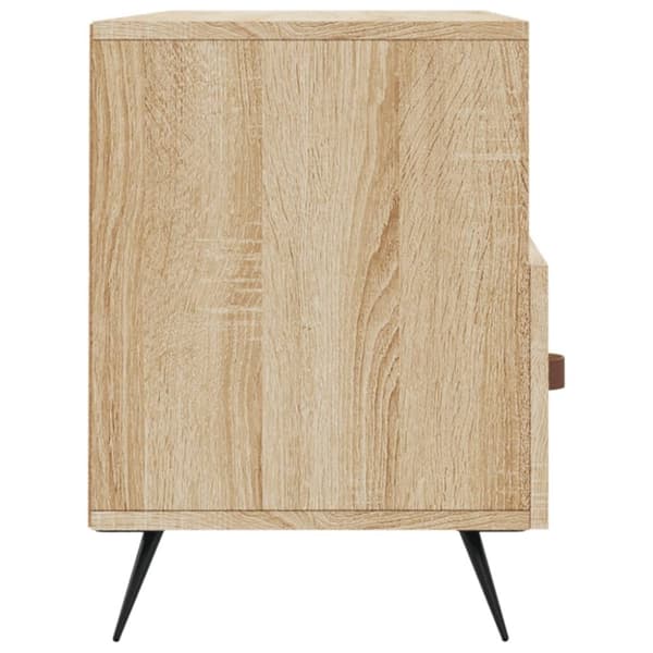 vidaXL tv-bord 102x36x50 cm konstrueret træ sonoma-eg