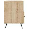 Miniatyrbillede 7 af 11: vidaXL tv-bord 102x36x50 cm konstrueret træ sonoma-eg
