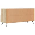 Miniatyrbillede 8 af 11: vidaXL tv-bord 102x36x50 cm konstrueret træ sonoma-eg