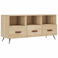 Miniatyrbillede 1 af 11: vidaXL tv-bord 102x36x50 cm konstrueret træ sonoma-eg