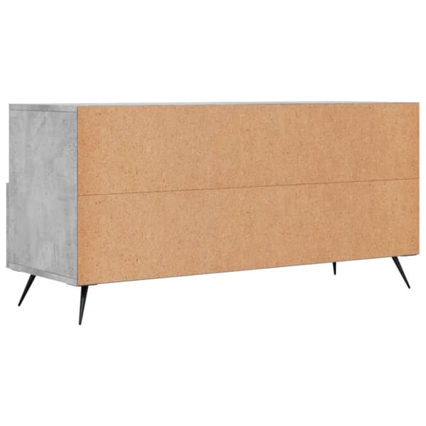 vidaXL TV-benk betonggrå 120x35x48 cm konstruert tre