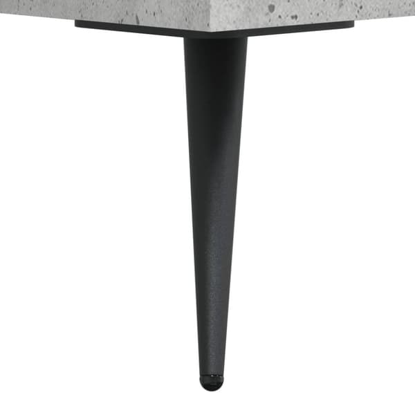 vidaXL TV-benk betonggrå 120x35x48 cm konstruert tre