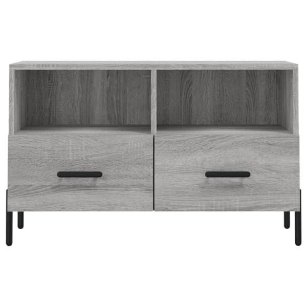 vidaXL TV-taso harmaa Sonoma 80x36x50 cm tekninen puu