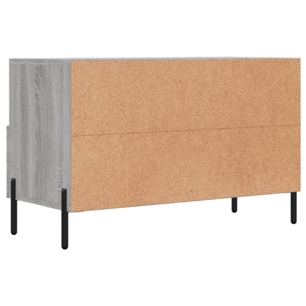 vidaXL TV-taso harmaa Sonoma 80x36x50 cm tekninen puu