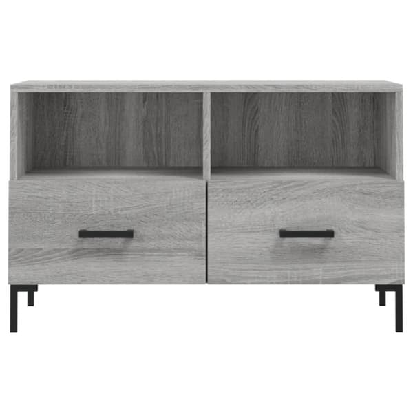 vidaXL TV-taso harmaa Sonoma 80x36x50 cm tekninen puu