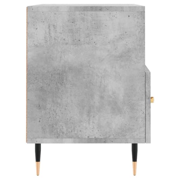 vidaXL TV-benk betonggrå 80x36x50 cm konstruert tre