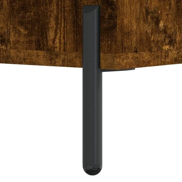 vidaXL TV-benk røkt eik 80x36x50 cm konstruert tre