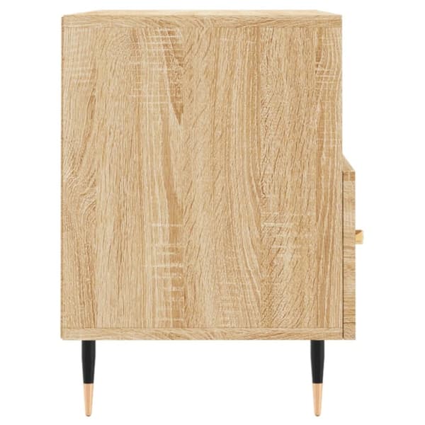 vidaXL TV-benk sonoma eik 80x36x50 cm konstruert tre