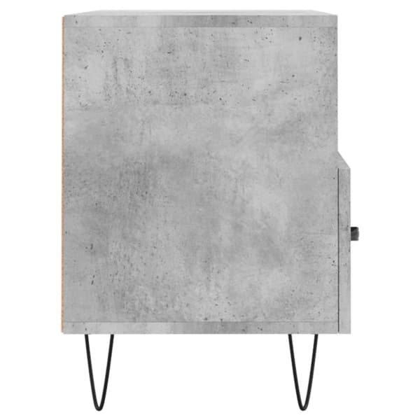 vidaXL Tv-bänk betonggrå 80x36x50 cm konstruerat trä