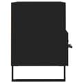 Miniatyrbilde 7 av 11: vidaXL TV-benk svart 80x36x50 cm konstruert tre
