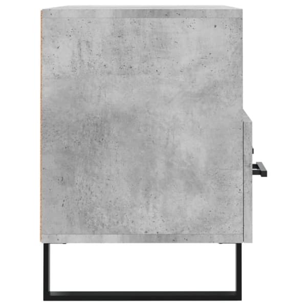 vidaXL TV-benk betonggrå 80x36x50 cm konstruert tre