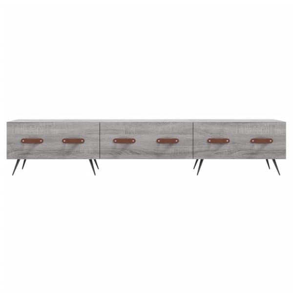 vidaXL TV-benk grå sonoma 150x36x30 cm konstruert tre