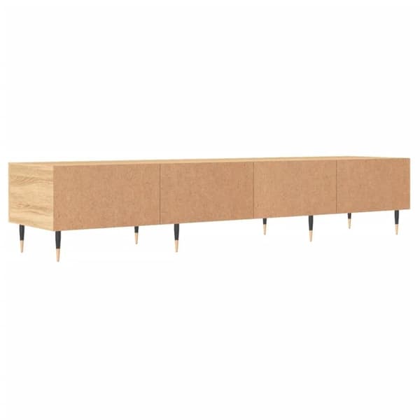 vidaXL TV-benk sonoma eik 150x36x30 cm konstruert tre