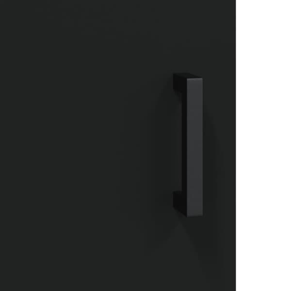 vidaXL TV-benk svart 150x30x50 cm konstruert tre