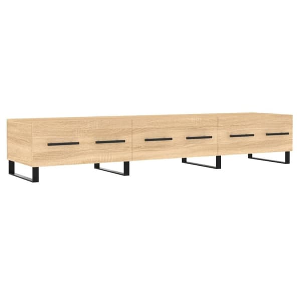 vidaXL Tv-bänk sonoma ek 150x36x30 cm konstruerat trä