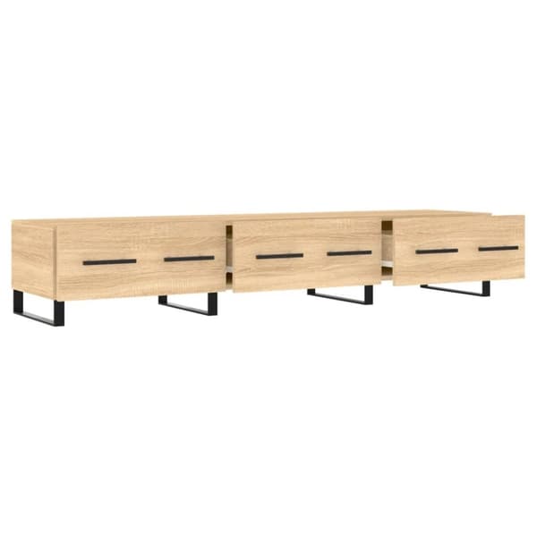 vidaXL Tv-bänk sonoma ek 150x36x30 cm konstruerat trä