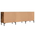 Miniatyrbilde 8 av 11: vidaXL TV-benk røkt eik 150x30x50 cm konstruert tre