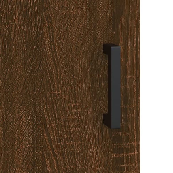 vidaXL tv-bord 150x30x50 cm konstrueret træ brun egetræsfarve