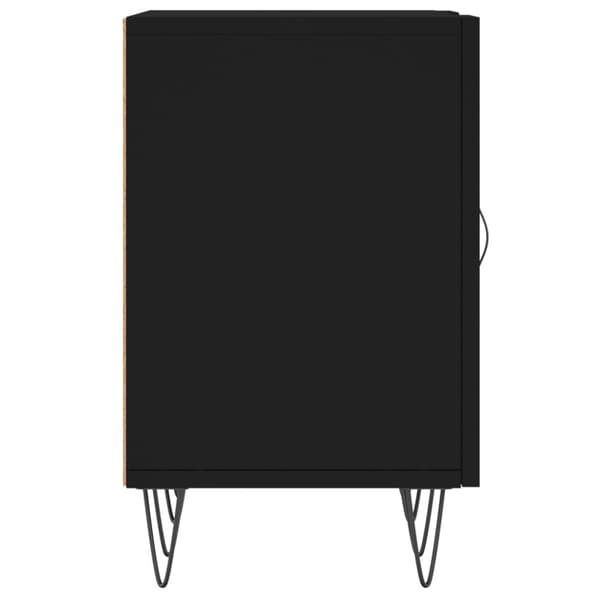 vidaXL tv-bord 150x30x50 cm konstrueret træ sort