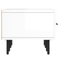 Miniatyrbilde 6 av 11: vidaXL TV-benk høyglans hvit 150x36x30 cm konstruert tre