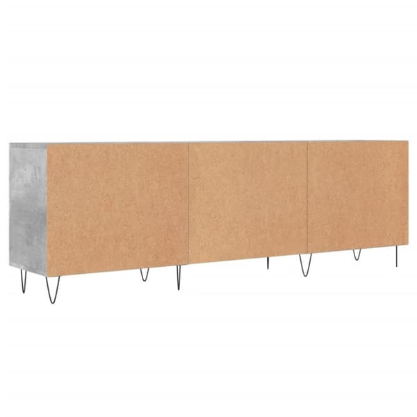 vidaXL TV-benk betonggrå 150x30x50 cm konstruert tre