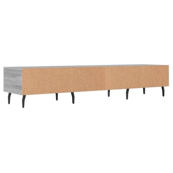 vidaXL TV-benk grå sonoma 150x36x30 cm konstruert tre