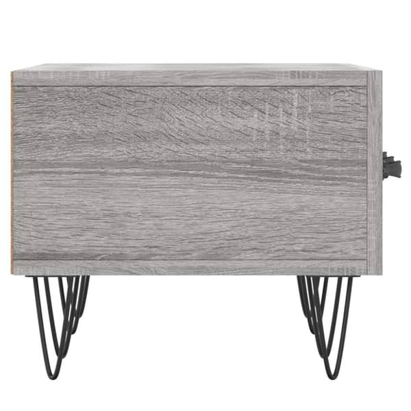 vidaXL Tv-bänk grå sonoma 150x36x30 cm konstruerat trä