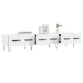 Miniatyrbillede 3 af 11: vidaXL tv-bord 150x36x30 cm konstrueret træ hvid