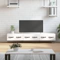 Miniatyrbillede 11 af 11: vidaXL tv-bord 150x36x30 cm konstrueret træ hvid