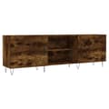 Miniatyrbilde 1 av 11: vidaXL TV-benk røkt eik 150x30x50 cm konstruert tre