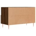 Miniatyrbilde 8 av 11: vidaXL TV-benk brun eik 80x36x50 cm konstruert tre