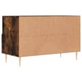 Miniatyrbilde 8 av 11: vidaXL TV-benk røkt eik 80x36x50 cm konstruert tre