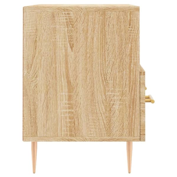 vidaXL TV-taso Sonoma-tammi 80x36x50 cm tekninen puu