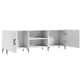 Miniatyrbilde 6 av 11: vidaXL TV-benk hvit 150x30x50 cm konstruert tre