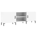 Miniatyrbilde 1 av 11: vidaXL TV-benk hvit 150x30x50 cm konstruert tre