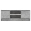 Miniatyrbilde 4 av 11: vidaXL TV-benk betonggrå 102x30x37,5 cm konstruert tre
