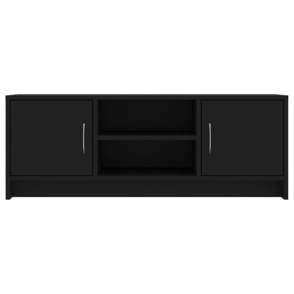 vidaXL Tv-bänk svart 102x30x37,5 cm konstruerat trä