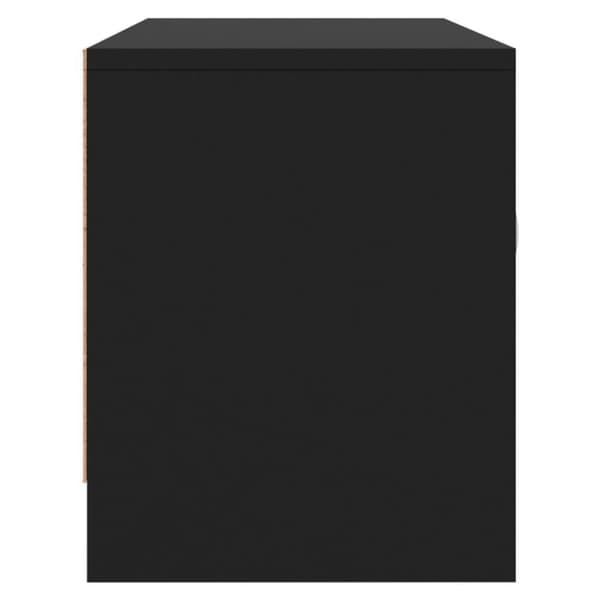 vidaXL Tv-bänk svart 102x30x37,5 cm konstruerat trä